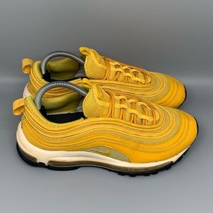 Nike Air Max 97 Mustard Running‎ Shoes 921733-701 Women's Sz 9